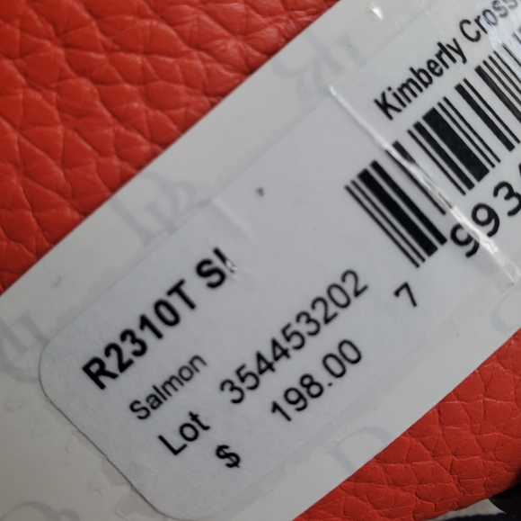 SOLD-Dooney and Bourke Kimberly Orange Crossbody - Picture 6 of 16